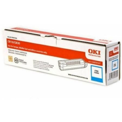 OKI 44059107 cián (cyan) eredeti toner