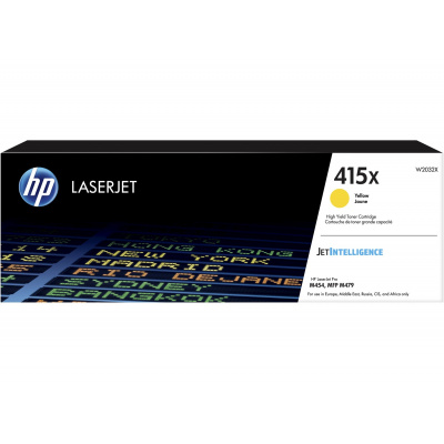 HP 415X W2032X sárga (yellow) eredeti toner
