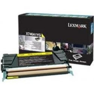 Lexmark X746A1YG sárga (yellow) eredeti toner