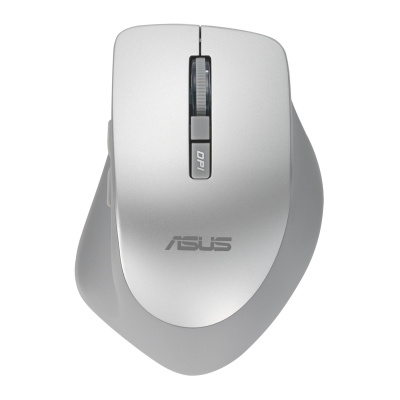 ASUS WT425/Ergonómikus/Optikai/Jobbkezeseknek/1 600 DPI/Vezeték nélküli USB/Ezüst