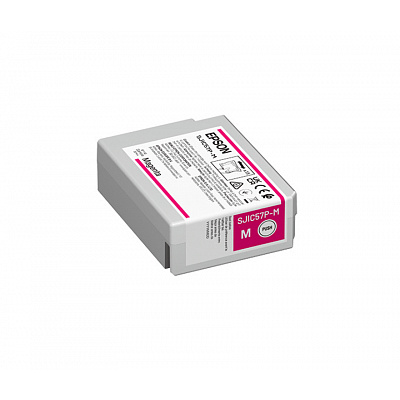 Epson SJIC57P-M C13T58J340 ColorWorks készülékhez, bíbor (magenta) eredeti patron