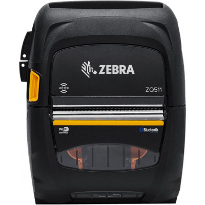 Zebra ZQ511 ZQ51-BUW100E-00, BT, Wi-Fi, 8 dots/mm (203 dpi), linerless, disp., címkenyomtató