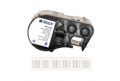 Brady M4-11-499 / 170796, 19.05 mm, Nylon, fekete nyomtatás / fehér alapon