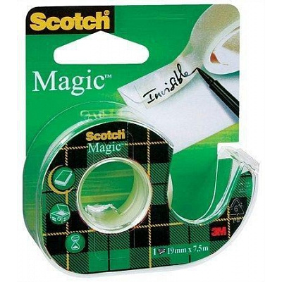 3M 810 Scotch Magic ragasztószalag adagolóval, 19 mm x 7,5 m