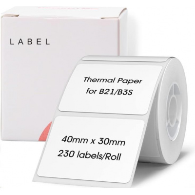 Niimbot A2A88658401, 40x20mm, 320db, fehér önragasztó címkék