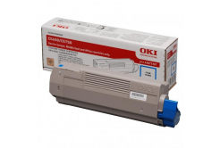 OKI 43872307 cián (cyan) eredeti toner