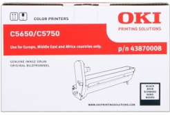 OKI 43870008 fekete (black) eredeti fotohenger