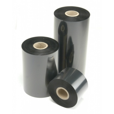 TTR szalag, viasz-gyanta (wax-resin) 81mm x 300m, 1", IN fekete