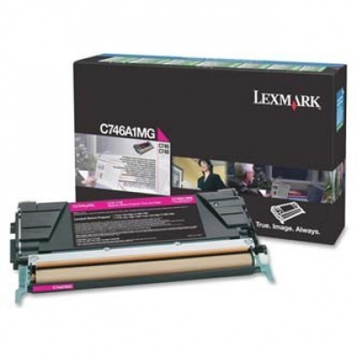 Lexmark C746A1MG bíborvörös (magenta) eredeti toner