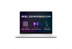 ASUS ROG Zephyrus G14/GA403GM-SY101Z/AI9-465/14"/2880x1800/32GB/1TB/RTX 5060/operációs rendszer nélkül/White/2R