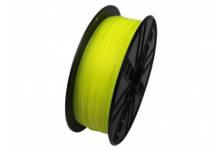 GEMBIRD filament PLA, 1,75mm, 1kg, fluoreszkálás sárga