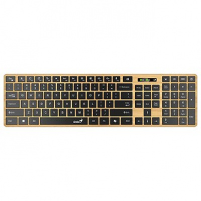 Genius Slimstar 7250BT Copilot klávesnice bezdrátová CZ/SK, béžovo-černá