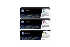 HP 201X, CF253XM cián/bíborvörös/sárga (cyan/magenta/yellow) eredeti toner