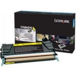 Lexmark C748H2YG sárga (yellow) eredeti toner