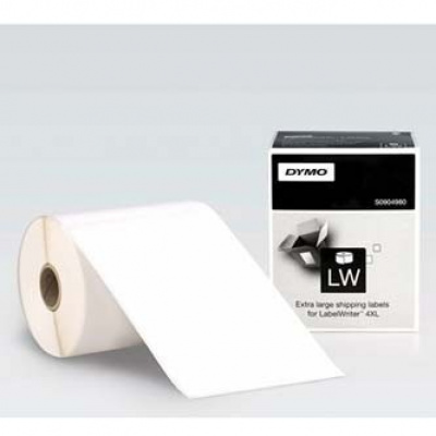 Dymo S0904980, 104mm x 159mm, fehér, papír címkék