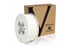 VERBATIM 3D Printer Filament PLA 1.75mm, 335m, 1kg white (OLD PN 55268)