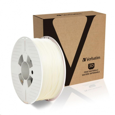 Verbatim 55317 3D filament, PLA, 1,75mm, 1000g, 335m, Átlátszó natúr (Transparent natural)