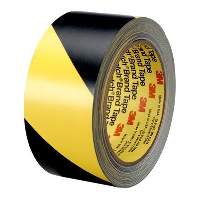 3M 766 PVC szalag sárga-fekete, 50 mm x 33 m