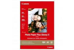 Canon Photo Paper Plus Glossy PP-201 2311B019, 260 g/m2, A4, 20db, fényes, tintasugaras, fehér, fotópapír