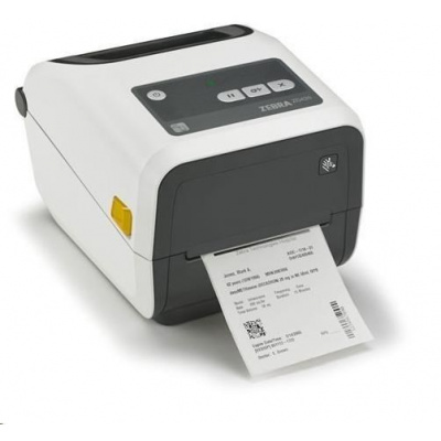 Zebra ZD421c Healthcare ZD4AH43-C0EE00EZ TT, 12 dots/mm (300 dpi), címkenyomtató, RTC, EPLII, ZPLII, USB, USB Host, BT (BLE), Ethernet, white (Utód GC420t)