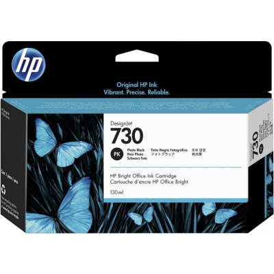 HP 730 P2V67A foto fekete (photo black) eredeti tintapatron