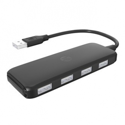 USB (2.0) hub 4-port, DHC-CT110C, fekete, Hewlett-Packard