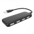 USB (2.0) hub 4-port, DHC-CT110C, fekete, Hewlett-Packard