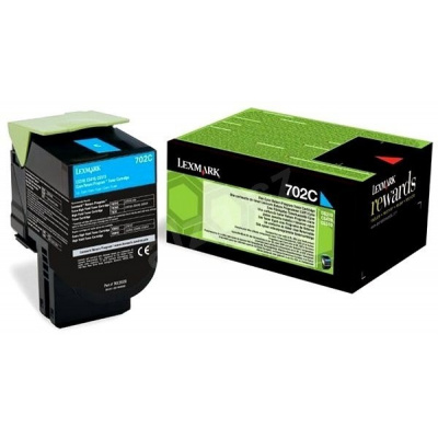 Lexmark 70C20C0 cián (cyan) eredeti toner