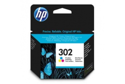 HP 302 F6U65AE színes (color) eredeti tintapatron