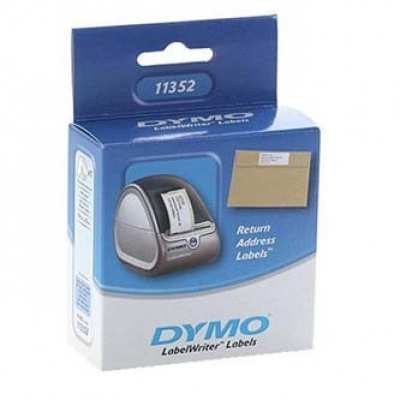 Dymo 11352, S0722520, 25mm x 54mm, fehér papír címkék