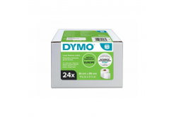 Dymo S0722390 papír címkék 89mm x 36mm, fehér, nagy, 24 x 260 db