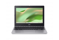 Acer Chromebook 311 CB311-12HT-C0ND NX.KX2EC.001 Notebook, N100, 11,6", 1366x768, T, 4GB, 128GB eMMC, UHD, Chrome, Silver, 2R, Cseh billentyűzet