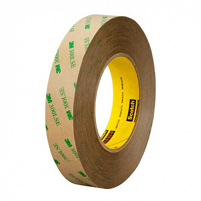3M 93020LE Kétoldalas ragasztószalag PET hordozóval, átlátszó, vastagság: 0,2 mm, 25 mm x 55 m