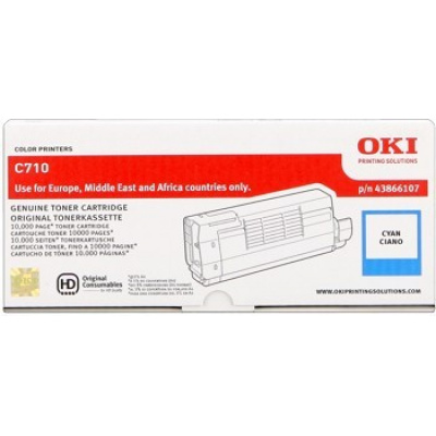 OKI 44318607 cián (cyan) eredeti toner