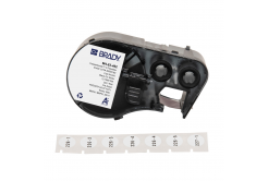 Brady M4-83-492 / 170781, 12.70 mm, Polyester, fekete nyomtatás / fehér alapon