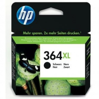 HP eredeti tintapatron blistr, CN684EE#301, No.364XL, black, 550 oldal, 18ml, HP Photosmart e-All-in-One