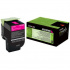 Lexmark 80C2XME bíborvörös (magenta) eredeti toner