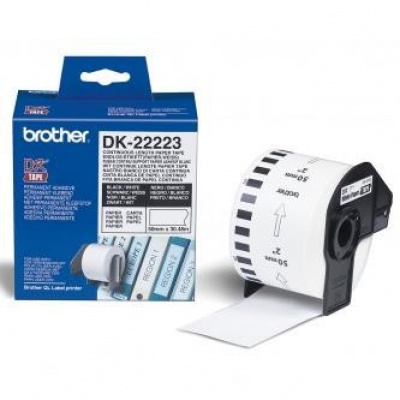 Brother DK-22223, 50mm x 30,48m, papír címkék