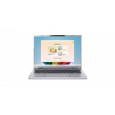 Acer NX.JLHEC.009 Aspire 14 AI/A14-53M-500P/U5-226V/14"/WUXGA/16GB/512GB/Intel int/W11H/Ezüst/2R