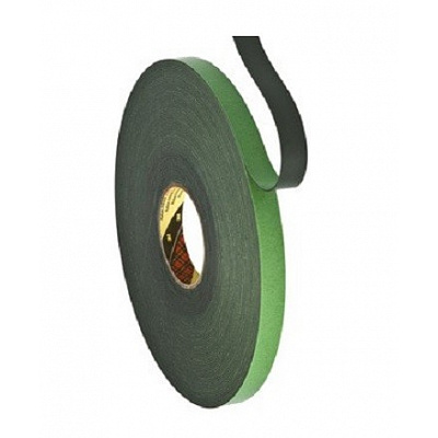 3M 9508B szerelőhab kétoldalas ragasztószalag, fekete 19 mm x 66 m
