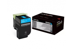 Lexmark 80C0S20 cián (cyan) eredeti toner