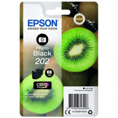 Epson 202 T02F14010 foto fekete (photo black) eredeti tintapatron