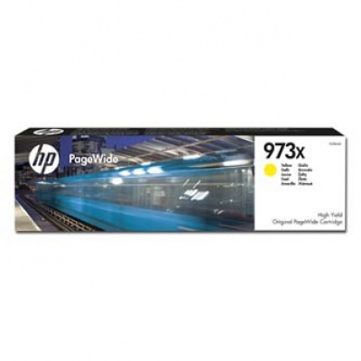 HP 973X F6T83AE, sárga (yellow) eredeti tintapatron