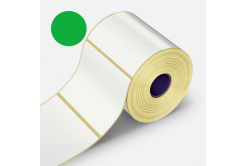Öntapadó címkék 32x20 mm, 2000db, zöld termo, roll
