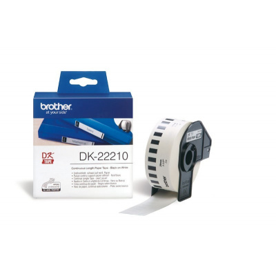 Brother DK-22210, 29mm x 30,48m, eredeti papírtekercs