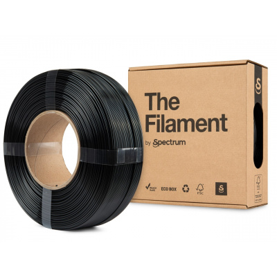 "The Filament" by Spectrum TF-24253, ReFill, PETG Lite, 1,75mm, 1000g, Fekete (Black)