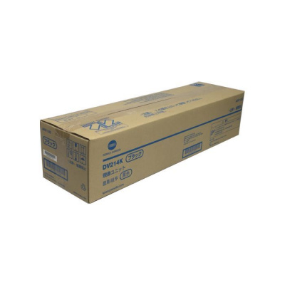 Konica Minolta DV-214K A85Y03D fekete (black) eredeti developer