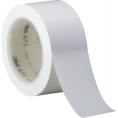 3M 471 PVC ragasztószalag, 75 mm x 33 m, fehér
