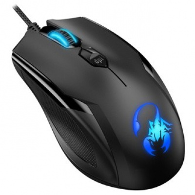 Genius Egér X-1 600 31040006400, 3200DPI, optikai, 4tl., vezetékes USB, fekete
