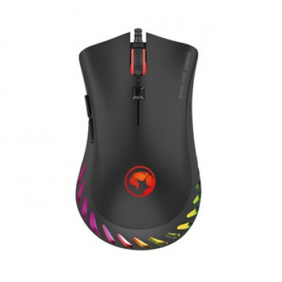 Marvo Egér G985 G985 PRO, 10000DPI, optikák, 7 gomb, vezetékes USB, fekete, játék, háttérvilágítás